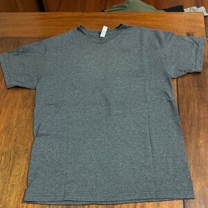 American Apparel Charcoal Short Sleeve Tee